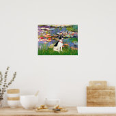 Rat Terrier - Lilies 2 Poster (Keuken)