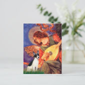 Rat Terrier - Mandolin Engel Briefkaart (Staand voorkant)