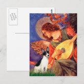 Rat Terrier - Mandolin Engel Briefkaart (Voorkant / Achterkant)