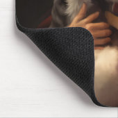 Rat Terrier met Kerstman Festive Kerstmis Muismat (Hoek)