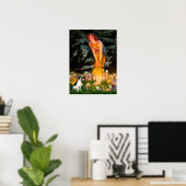 Rat Terrier - MidEve Poster (Thuiskantoor)