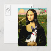 Rat Terrier - Mona Lisa Briefkaart (Voorkant / Achterkant)