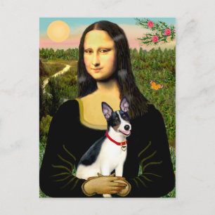 Rat Terrier - Mona Lisa Briefkaart