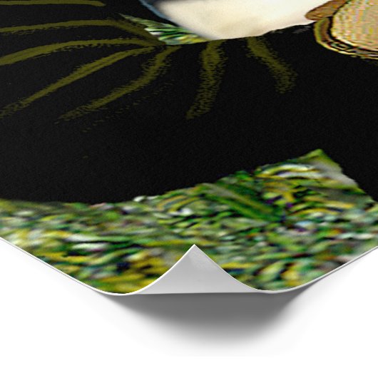 Rat Terrier - Mona Lisa Poster (Hoek)