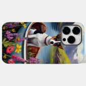 Rat Terrier op een peddel: Een landschappelijk avo Case-Mate iPhone Case (Achterkant (horizontaal))
