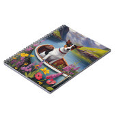 Rat Terrier op een peddel: Een Schilderachtig avon Notitieboek (Linkerzijde)