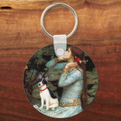 Rat Terrier - Ophelia Seated Sleutelhanger (Voorkant)