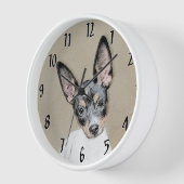 Rat Terrier Painting - Cute Original Dog Art (Hoek)
