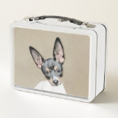 Rat Terrier Painting - Cute Original Dog Art (Achterkant)