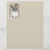 Rat Terrier Painting - Cute Original Dog Art (Voorkant)