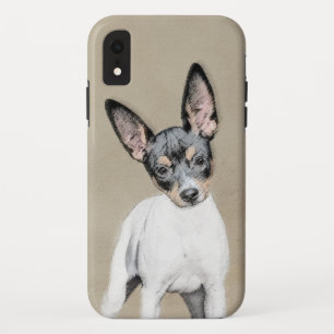 Rat Terrier Painting - Cute Original Dog Art Case-Mate iPhone Case