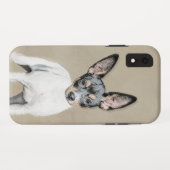 Rat Terrier Painting - Cute Original Dog Art Case-Mate iPhone Case (Achterkant (horizontaal))