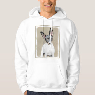 Rat Terrier Painting - Cute Original Dog Art Hoodie