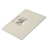 Rat Terrier Painting - Cute Original Dog Art-lapto Notitieblok (Schuin)