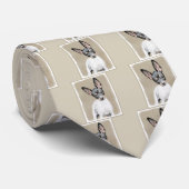 Rat Terrier Painting - Cute Original Dog Art Stropdas (Opgerold)