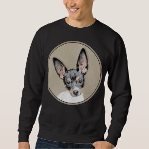 Rat Terrier Painting - Cute Original Dog Art Trui
