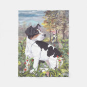Rat Terrier Puppy Dreamweaver Fleece Blanket (Voorkant)