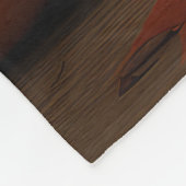 Rat Terrier Puppy Herfst Delight Pompoen Fleece Deken (Hoek)