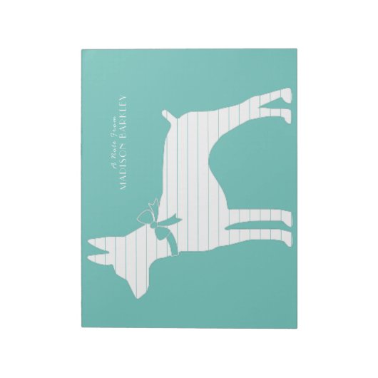 Rat Terrier Puppy Hond Notitieblok (Linkerzijde)