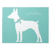 Rat Terrier Puppy Hond Notitieblok (Voorkant)