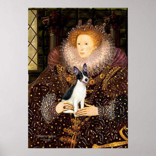 Rat Terrier - Queen Poster (Voorkant)