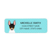 Rat Terrier Return Address Labels (Voorkant)