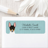 Rat Terrier Return Address Labels (Insitu)