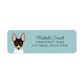 Rat Terrier Return Address Labels (Voorkant)