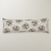 Rat Terrier Schilderen Tri Kleur Originele Hond Ar Lichaamskussen (Achterkant)