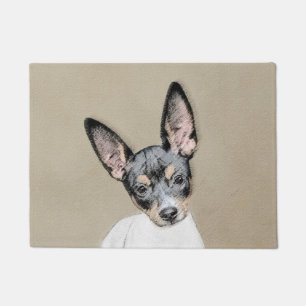 Rat Terrier Schilderij - Mooie Originele Honden Ku Deurmat