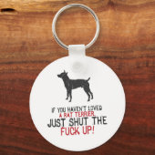 Rat Terrier Sleutelhanger (Voorkant)