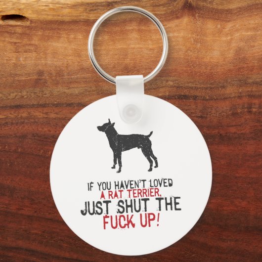 Rat Terrier Sleutelhanger (Voorkant)