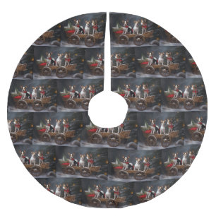 Rat Terrier Sneeuw Sleever Kerst Decoratie Kerstboom Rok