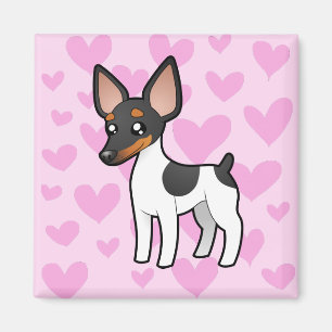 Rat Terrier/Speelgoed Fox Terrier Love Magneet