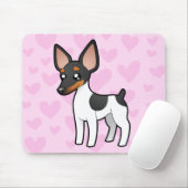 Rat Terrier/Speelgoed Fox Terrier Love Muismat (Met muis)