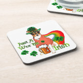 Rat Terrier St Patricks Drankjes Onderzetter (Linkerzijde)