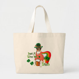 Rat Terrier St. Patrick's Grote Tote Bag