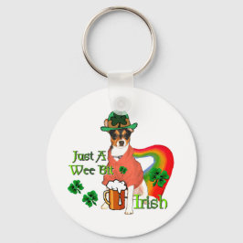Rat Terrier St Patricks Sleutelhanger