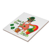 Rat Terrier St Patricks Tegeltje (Zijkant)