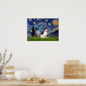 Rat Terrier — Sterrennacht Poster (Keuken)