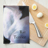 Rat Terrier Theedoek (Quarter Fold)