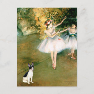 Rat Terrier - Twee dansers Briefkaart
