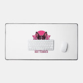 Rat Terrier Vintage Gemakkelijk Afleidbare Hond Sh Bureaumat (Keyboard & Muis)