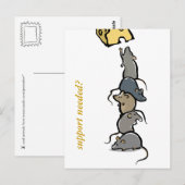 rat tower - aanpasbaar briefkaart (Voorkant / Achterkant)