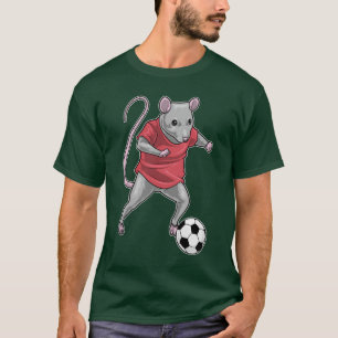Rat Voetballer Voetbal T-shirt