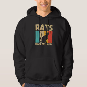 Rat voor mannen Vrouwen Muis Pet Rodent Rat 5 Hoodie