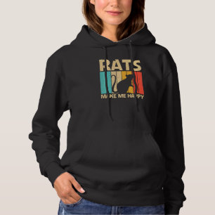 Rat voor mannen Vrouwen Muis Pet Rodent Rat 5 Hoodie