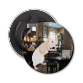 Rat Waiter surreal Button Flesopener (Voorkant)