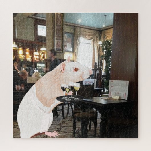Rat Waiter surreal Legpuzzel (Verticaal)