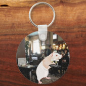 Rat Waiter surreal Sleutelhanger (Achterkant)